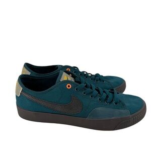 Nike Daan Van Der Linden X Nike Blazer Court SB Midnight Turquoise Blue Size 8